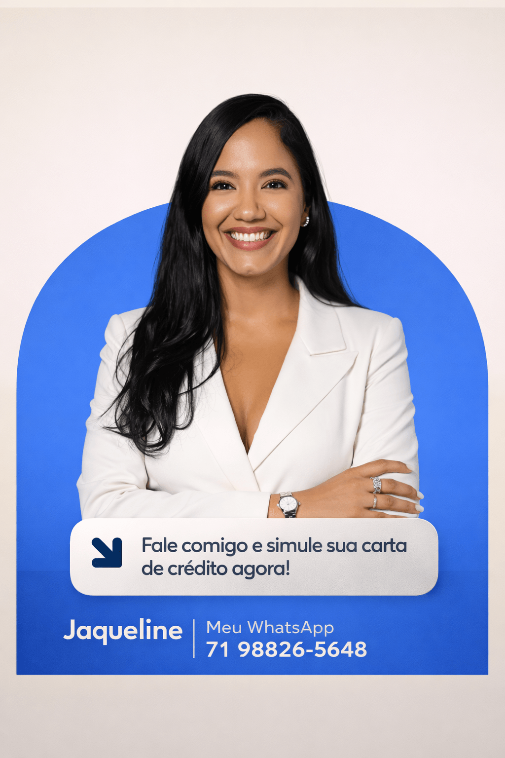 Jaqueline Souza — Consórcio Porto. Fale comigo e simule sua carta de crédito agora!